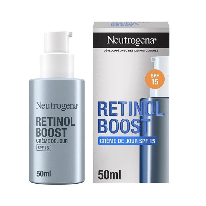 Neutrogena Retinol Boost Crème Visage Hydratante de Jour Anti-âge SPF 15 50ml