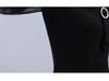 Dream 0121 Plus Size Women's V-Neck Lace Patchwork Dress with Long Sleeves - Slimming, Flattering Black Skirt