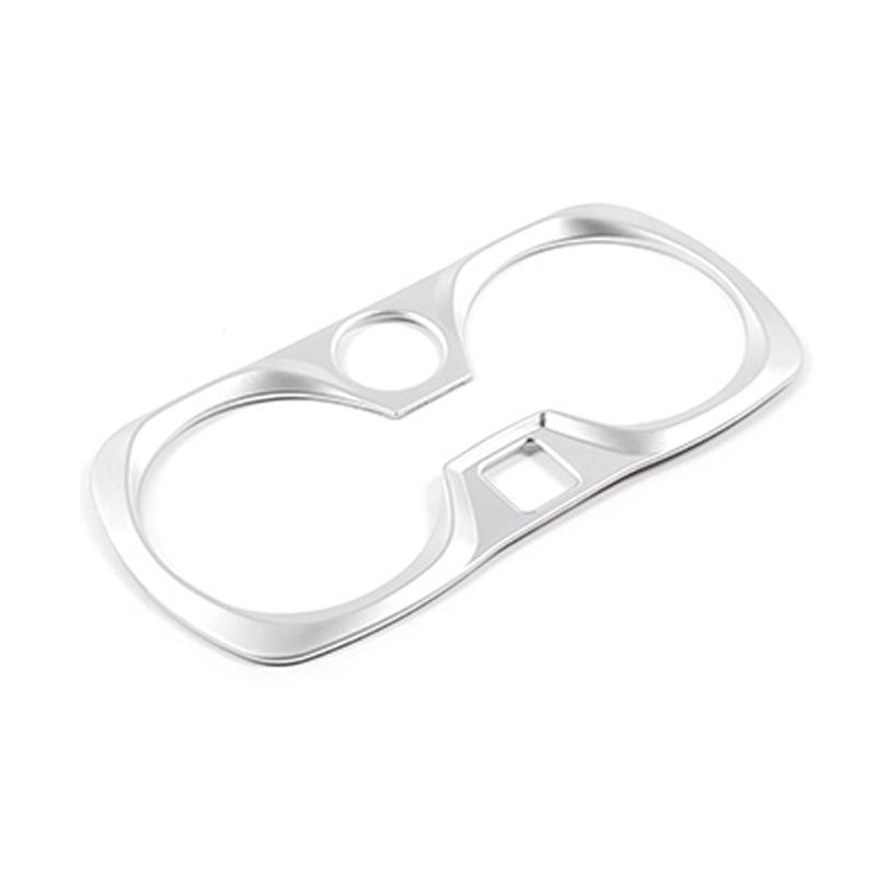 ABS Chrome Carbon Fiber Car Water Cup Holder Trim Sticker Frame Cover Decoration Auto Interior Accessories For BMW G20