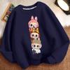 Children's Fashion Sweatshirts, Loose Long-sleeved Sweatshirts for Boys and Girls in Spring and Autumn