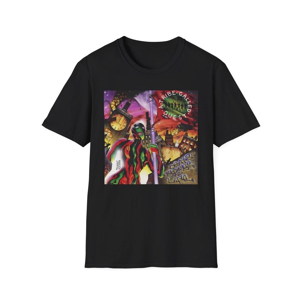 A Tribe Called Quest T-Shirt Beats Rhymes and Life Shirt Hip Hop Tribe Tee Unisex T-Shirt L