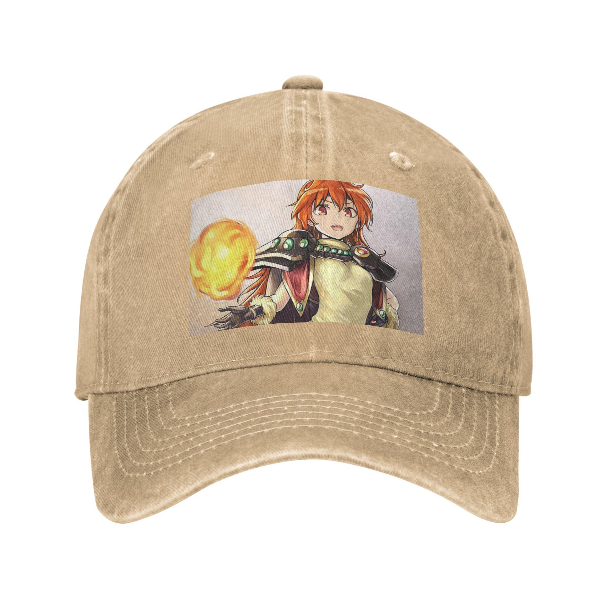 

Lina Inverse Denim Cap Casual Baseball Caps Adjustable Hat Summer Unisex Baseball Hats One Size