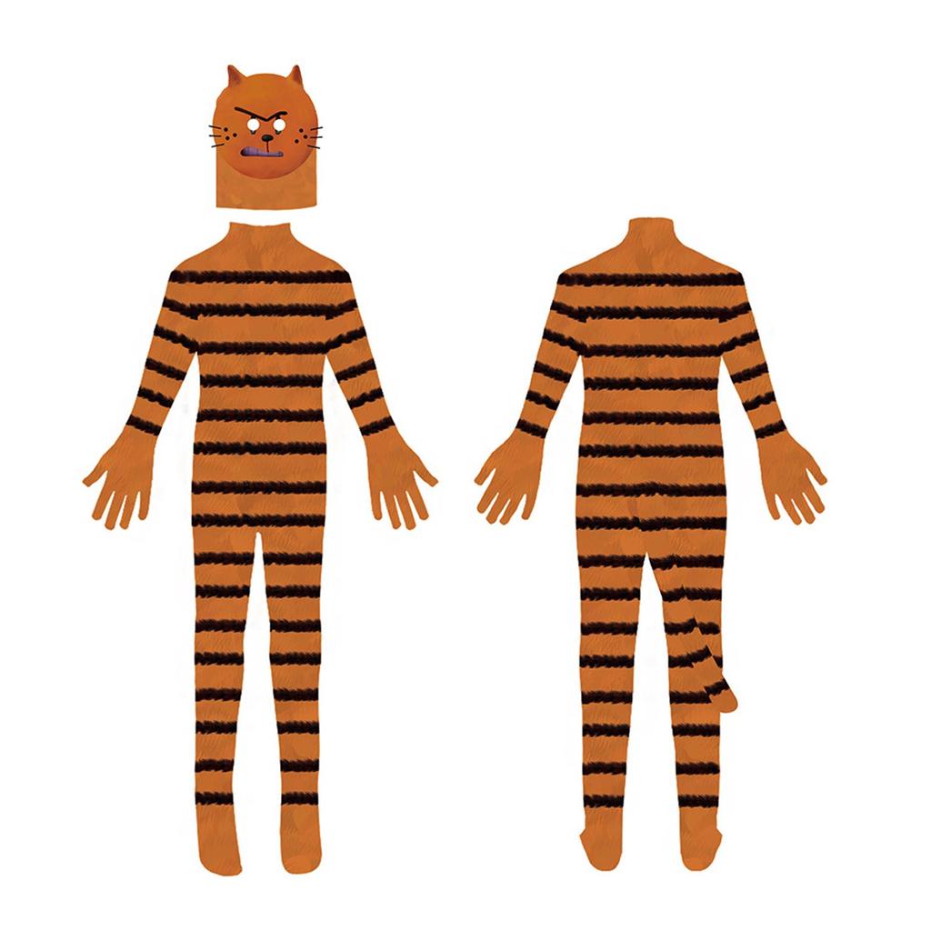 Children's Performance Clothing Tight Fitting Anime Cosplay Clothing Party Supplies