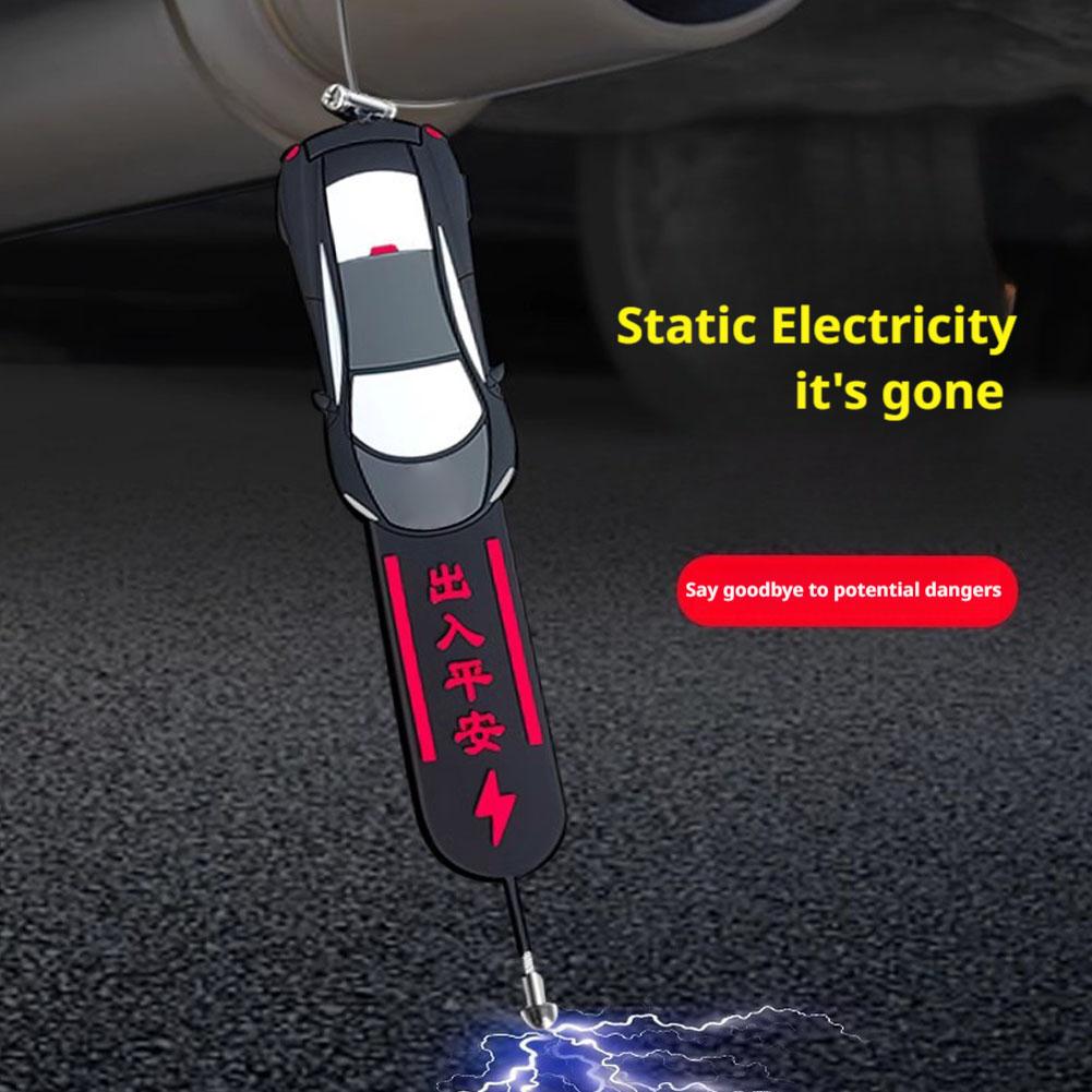 Car Anti Static Strip Earth Belt Cute Automotive Conductive Ground Wire For Car Vehicle SUV Str U6A1