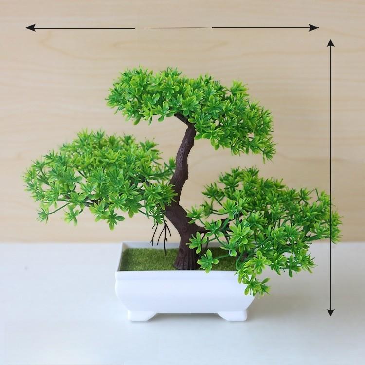 The Pine Artificial Greeting Guests Potted Plant Indoor Use For Desktop Decor