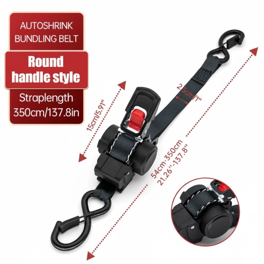 Strapazierfähige Ratsche Spanngurt Stahlklemme Automatischer Einzugspanner Spanngurte ATV