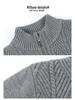 Men's High-End Half-Zip Winter Sweater - Thickened, Warm, Business Casual Pullover Knitwear