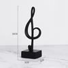 Creative Music Note Figurine Resin Statue Sculpture Artwork for and home Decoration