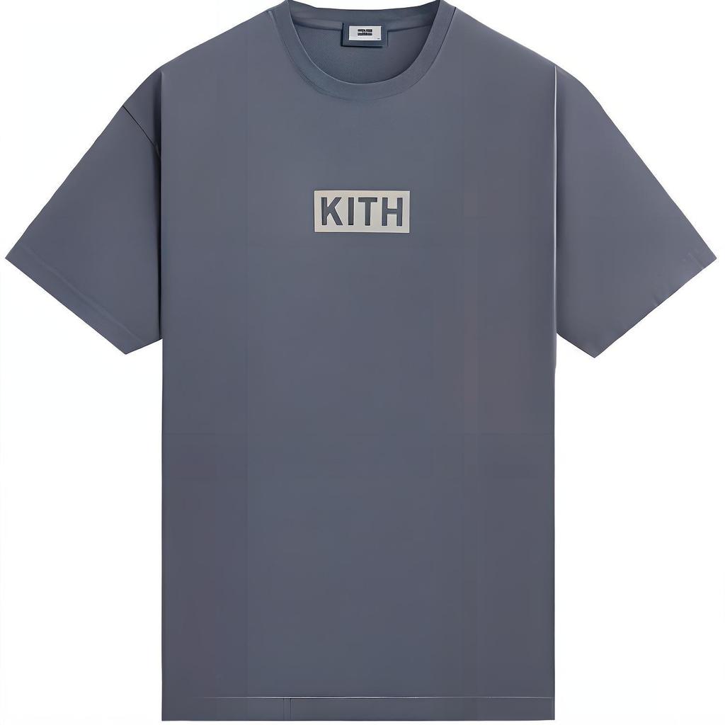 Adidas Originals X Clark X Kith Elevation Exclusive Series Logo Crew Neck T-Shirt SS24 Unisex Tops Black Gray M032542-404