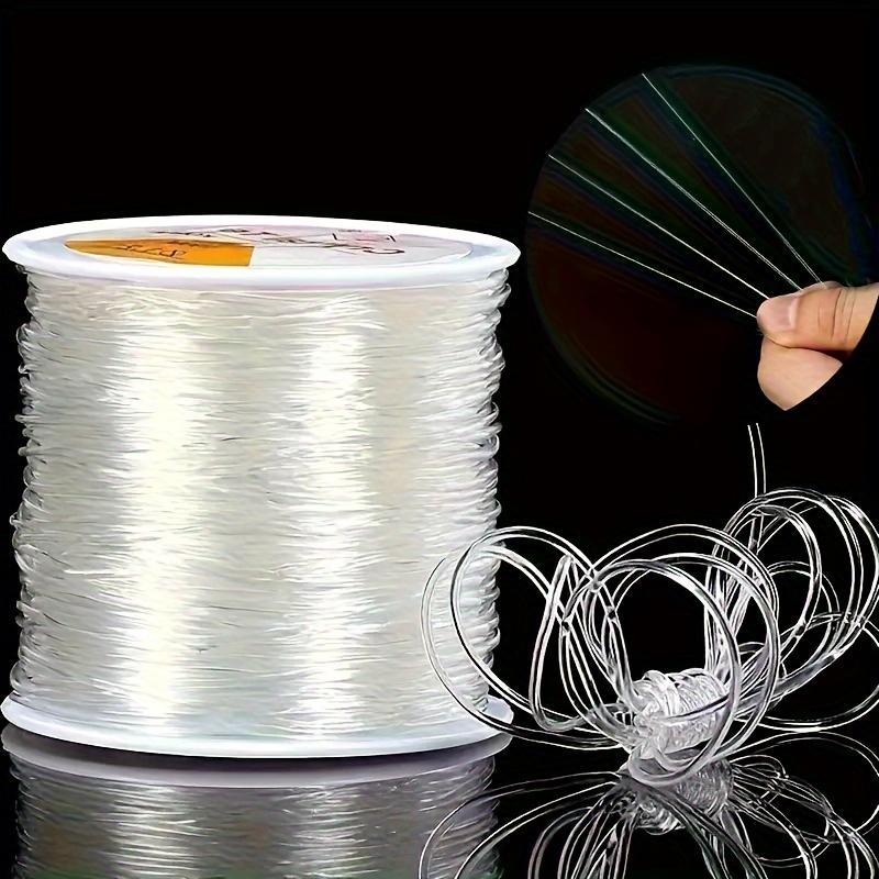 Strong Elastic Beading Cords - 3937in Plastic DIY String for Necklaces & Bracelets, Durable & Easy Use.