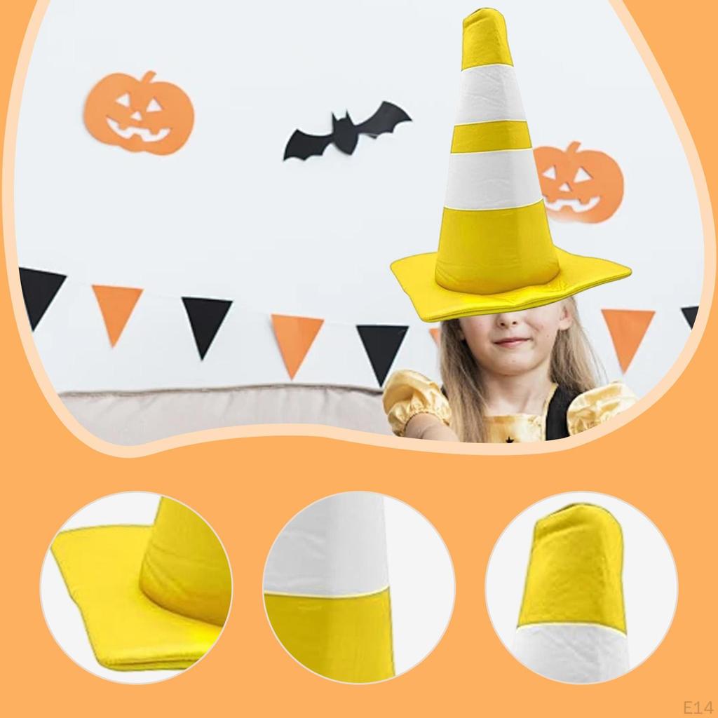 Czapka Pachołek Drogowy Pachołki Budowlane na Karnawałowe Święto