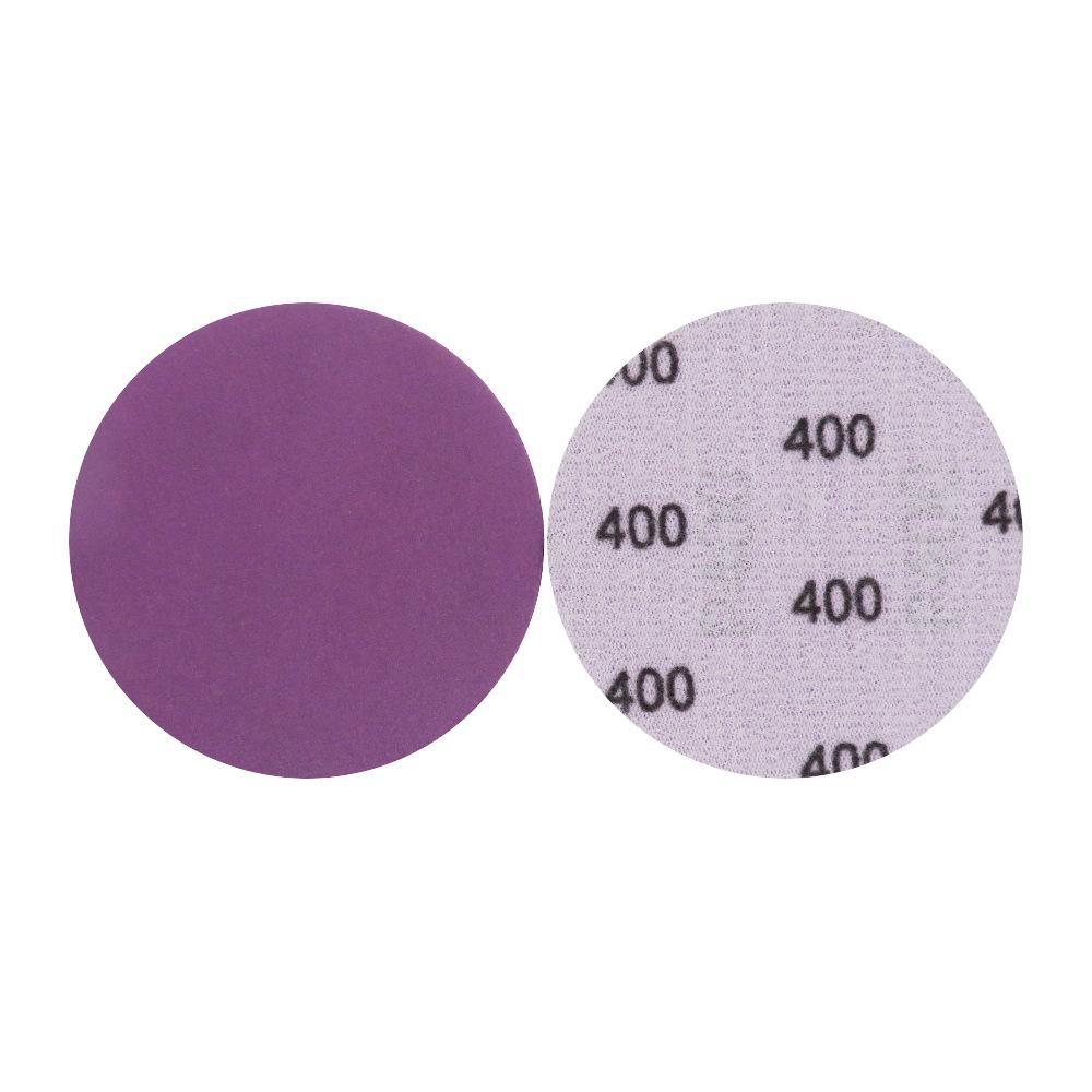 

3 75 мм фиолетовая самоклеящаяся флокированная наждачная бумага для полировки автомобильной краски 400#
