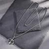 Retro Cross Necklace: Versatile Long Pendant for Men and Women – Sweater Chain and Hip-Hop Accessory