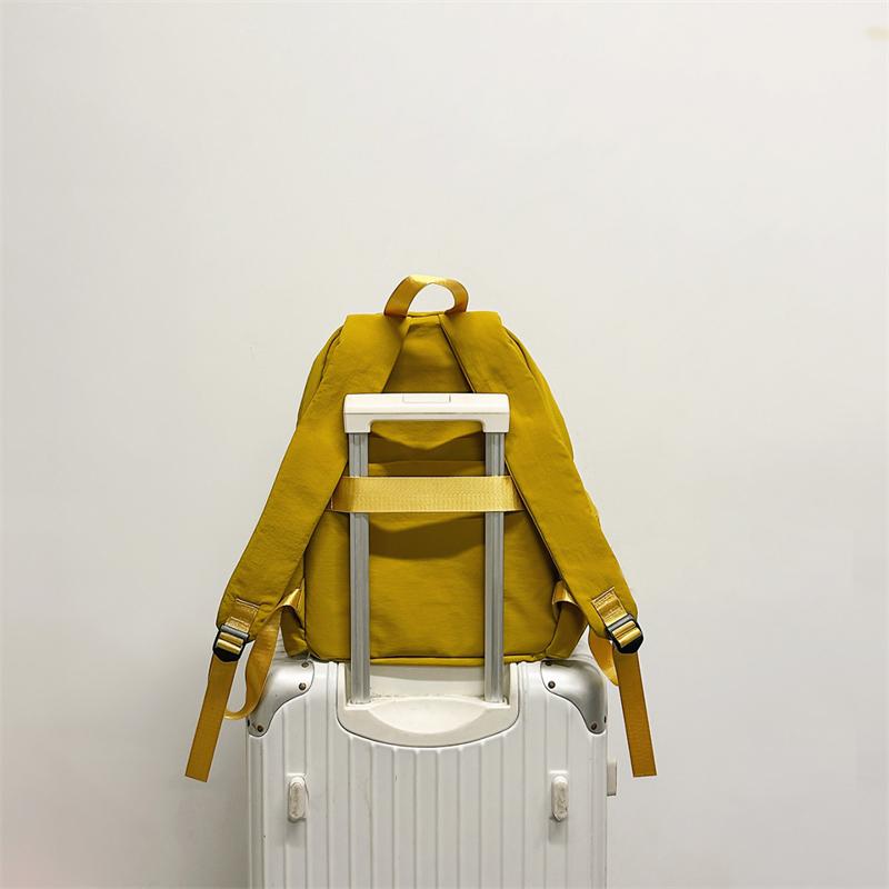 Nylon Backpack Women's Lightweight Water-repellent Student Schoolbag Outdoor Travel Backpack