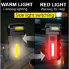 1000mAh Battery Magnetic LED Flashlight USB Rechargeable 180 Degree Rotating Head EDC Pocket Torch Super Bright LED Compact Size
