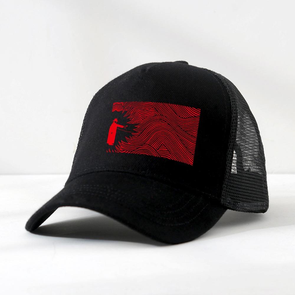 Radiohead Thom Yorke Vintage hat Music Rock Band Cotton Men Baseball Cap High Quality Mesh Breathable Snapback hat