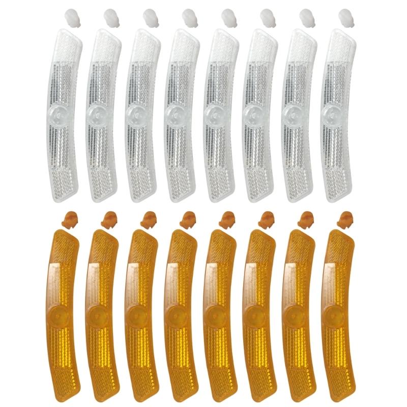 8 Stück Wasserdichte Fahrräder Sicherheitswarnreflektoren Fahrräder Räder Speichenreflektoren