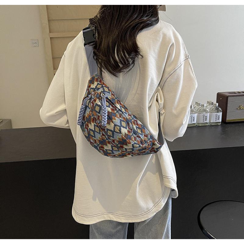 Bohemia Belt Waist Bags For Women Fashion Fanny Pack Female Banana Waist Pack Hip Purse Shoulder Crossbody Chest Bag