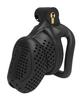 Timea Chastity Cage 7.5 X 3cm Black - CockLock - Chastity Cages