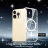 Anti-Yellowing Mag Safe Phone Cover for Magsafe Iphone 17 Pro Max Air 17Pro Iphone17 16 Plus 16E 15 14 Pro 13 Pro Clear Glitter Case