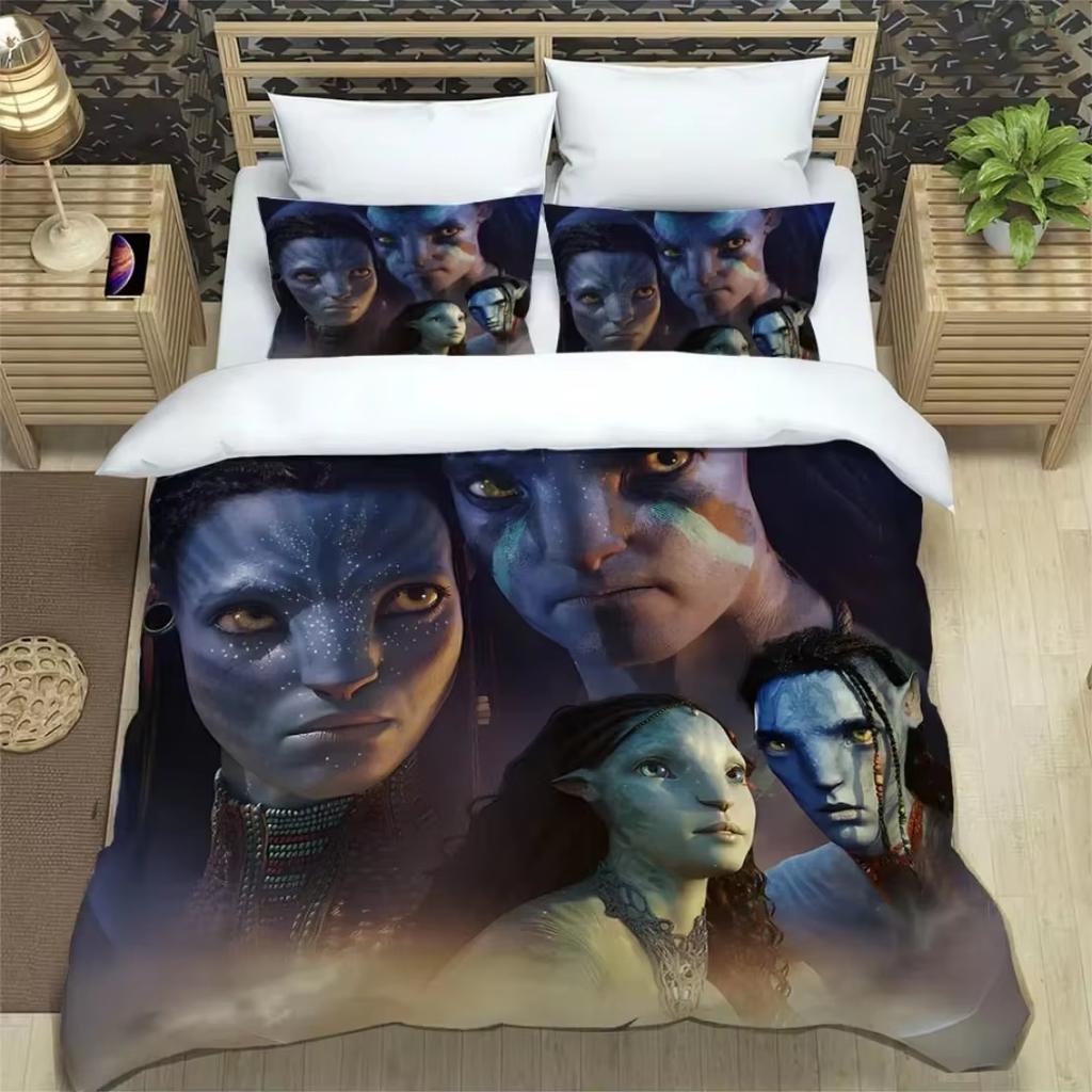 Movie Avatar Duvet Cover The Way of Water Bedding Sets Supplies Set Duvet Cover Bed Comforter Set