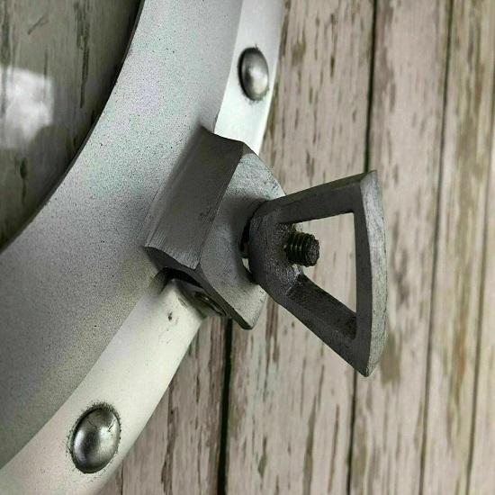 15'' mosazné a skleněné zrcadlové zrcadlo Námořní nástěnné okénko