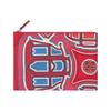 Silky Pocket Pattern Print Design Silk Storage Bag Women Bags Heart-Red Mexican-Blue H082239CKAB