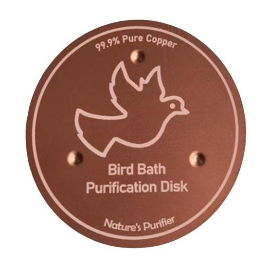 Hummingbird Bath Copper Disk Easy To Use Universal Fit Pure Copper Cleaning Disk with Triple-Point Support