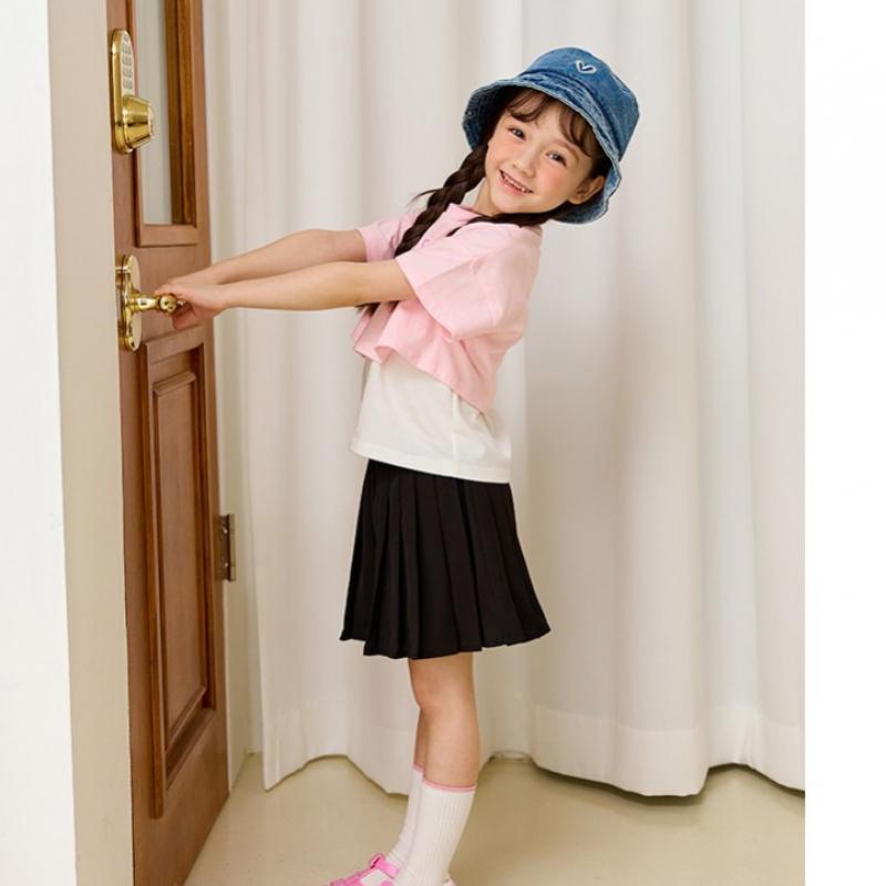 [lilipuri] Unique Crop Top And Bottom  Pink 