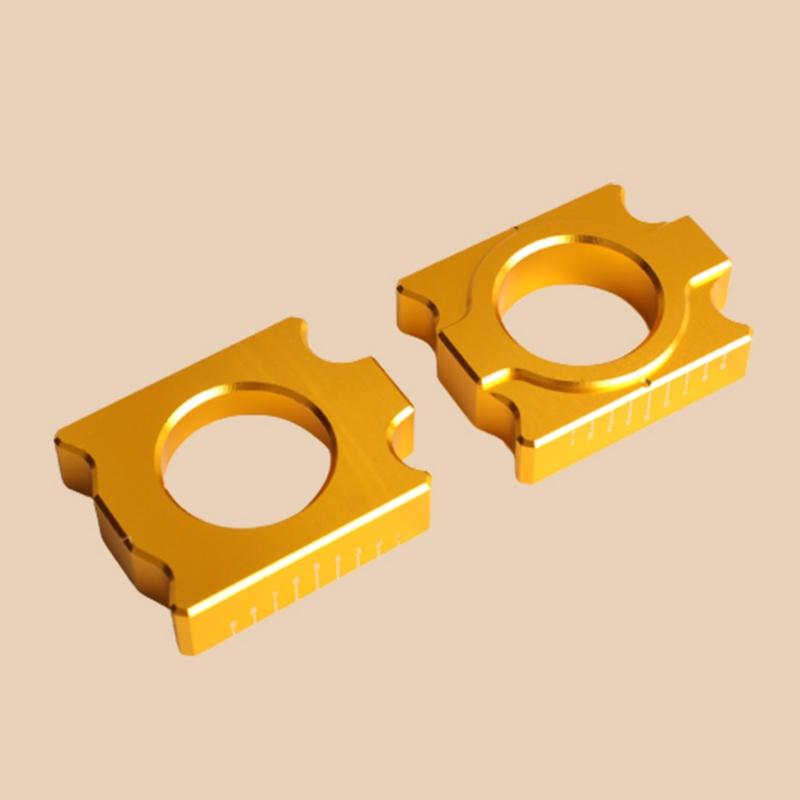 Axle Blocks Chain Adjuster for 690 790 950 990 1050 1090 1190 1290  Supermoto Super Adventure  S 2pcs