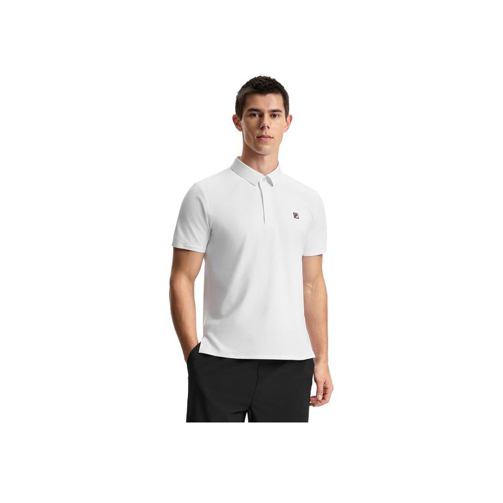 New FILA TENNIS Polo Shirt Men's Jade White WT A11M523103F-WT