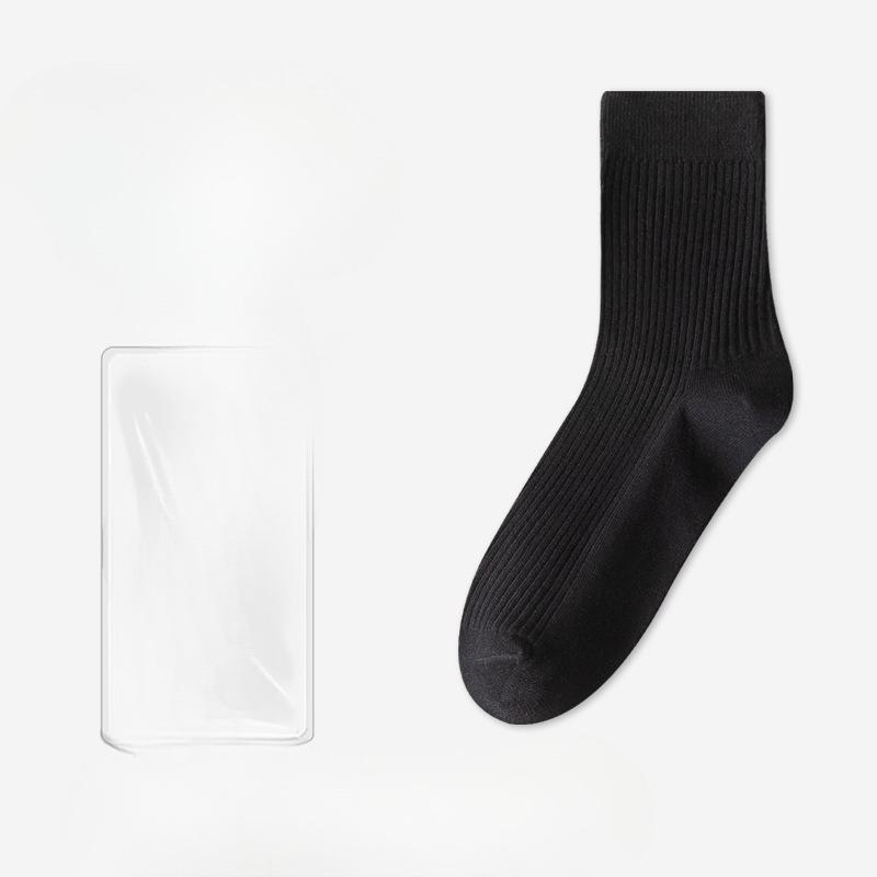 Men's Spring and Autumn New Anti-odor Sweat Absorption Anti Pilling Tube Cotton Socks