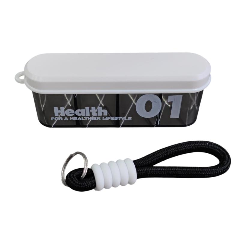 

1Pcs Small Pill Case, Portable Pill Organizer, Pill Container For Pocket 4 Compartments, Daily Compact Travel Medicine Holder