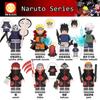 Naruto Lego Toys Minifigures Comic Building Blocks Akatsuki Sasuke Itachi Madara Obito WM6105 6106