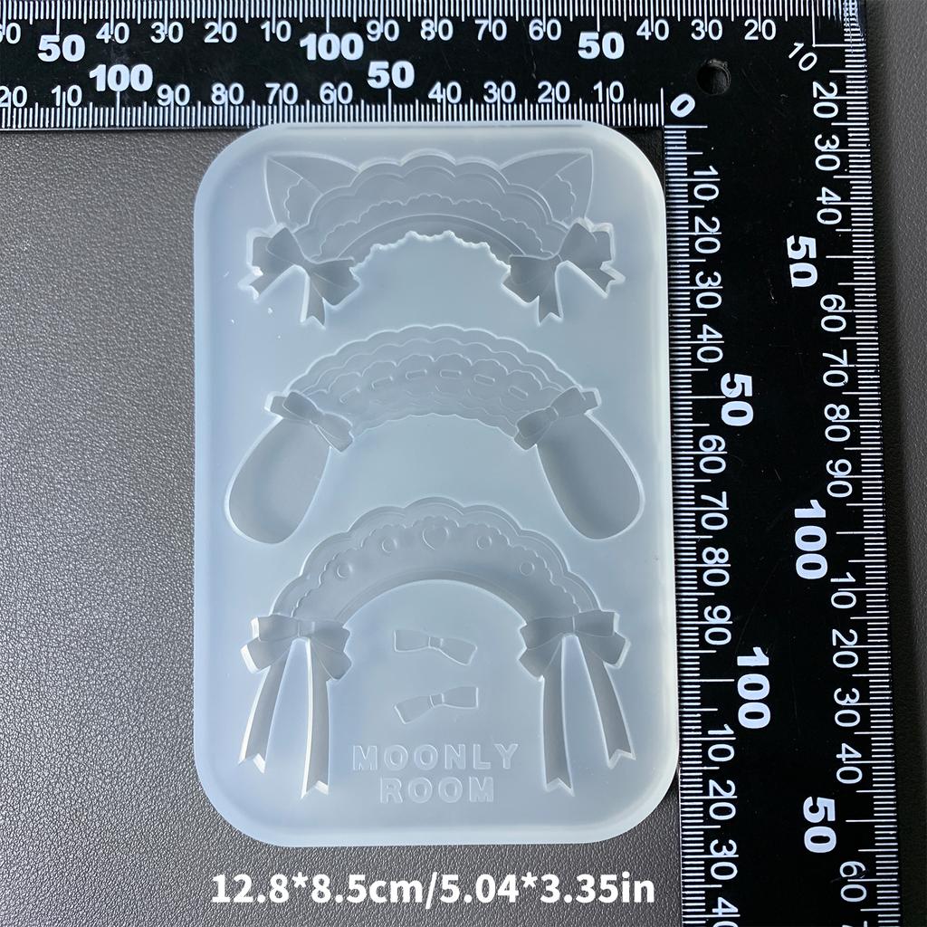 Practical Silicone Maid Headband Accessories Mould Unique Epoxy Resin Jewelry Making Molds for Crafting Enthusiasts