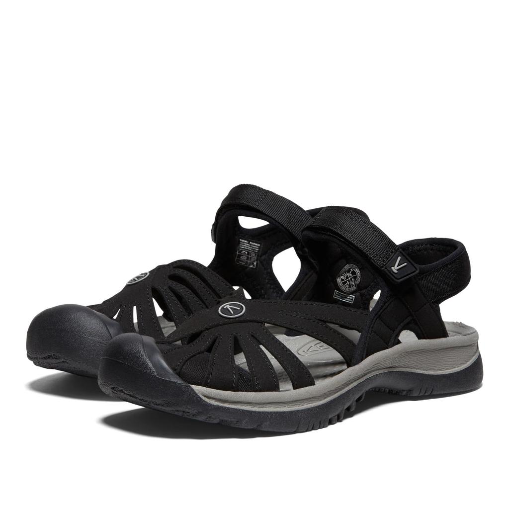 KEEN ROSE SANDAL Rose Sandal for Women 1008783 GRAY Cm (current Model) BLACK/NEUTRAL 24.0