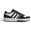 Adidas Originals Courtic Anti-Slip Wear-Resistant Low-Top Skateboard Shoes Unisex Black White Sneakers JS3034