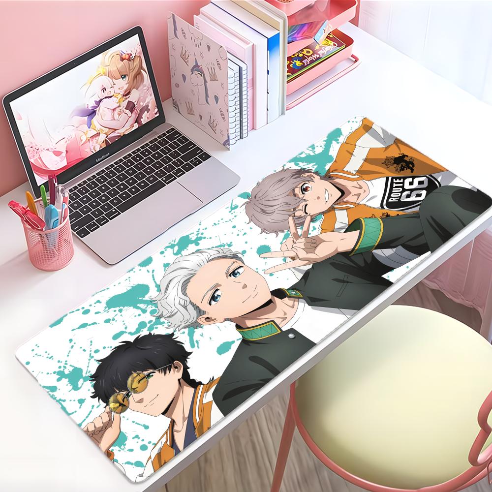 Cool Exciting Anime WWind BBreaker Mouse Pad Large Thick Desk Pad Stitched Edges Gaming Mouse Mat For Pc