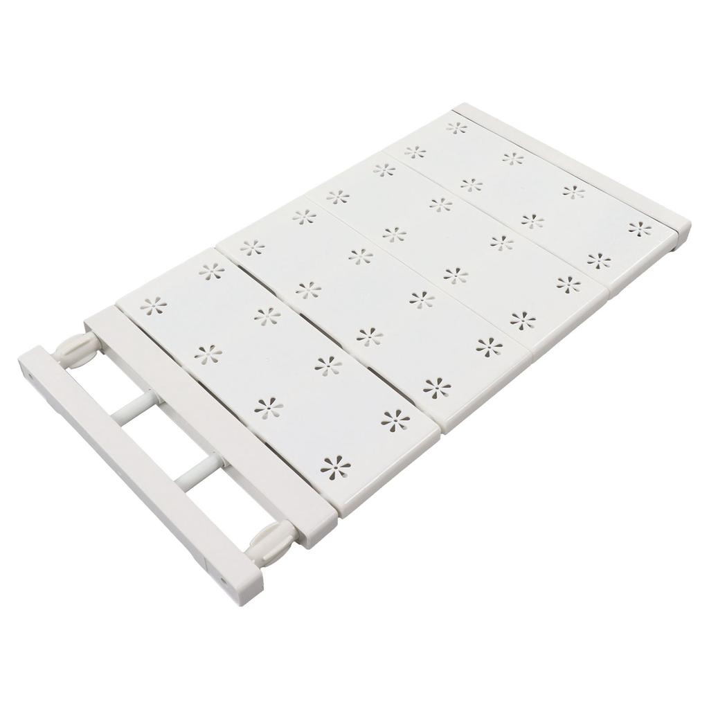 Wardrobe Partition Board Storage Extendable Rod Space Saving Layered Partition Board for Cabinet