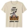 Going Crazy Wanna Come TShirt Donkey Humor Animal Birthday Gift For Him