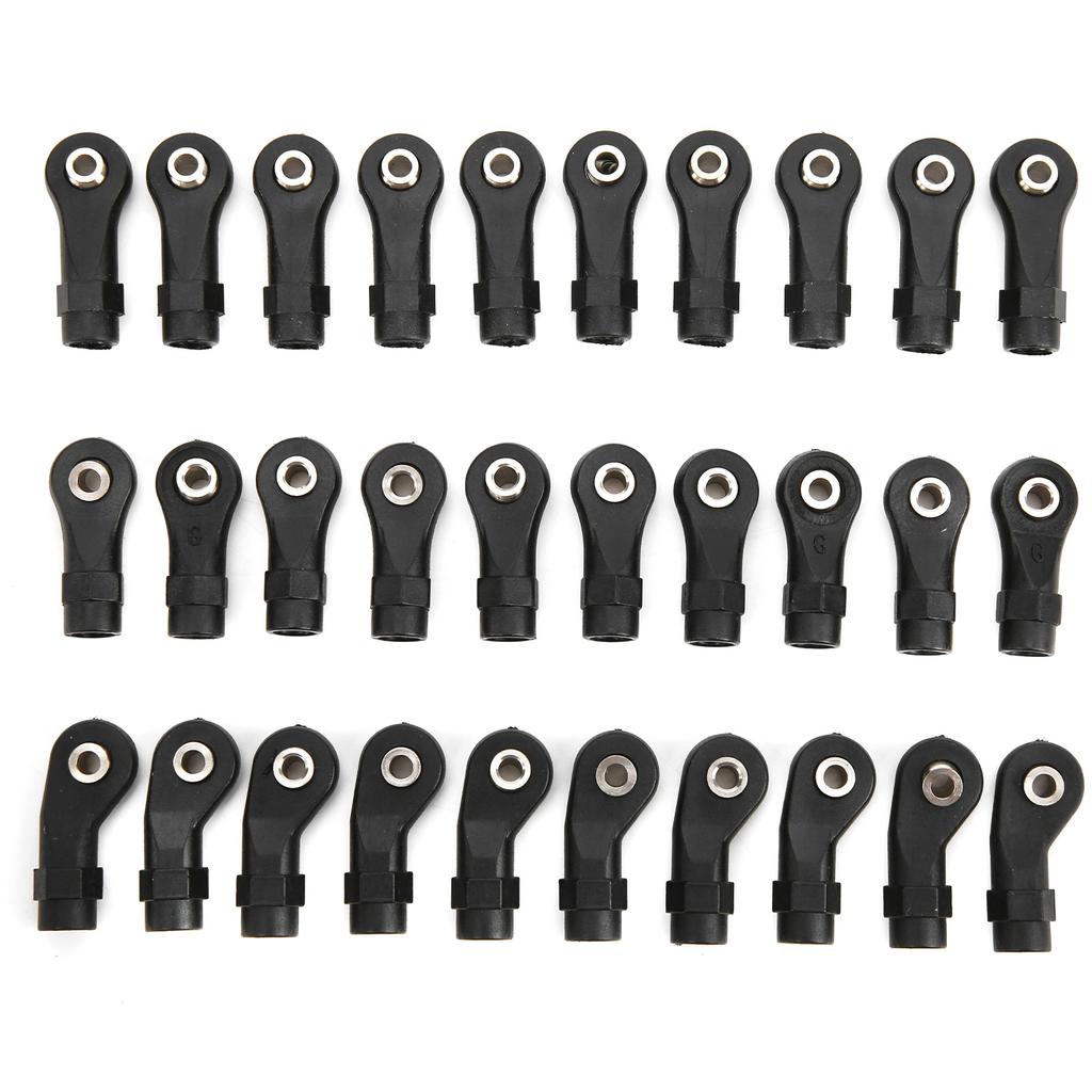 30pcs Link Linkage Rod End Width Balls Joint Head Set for Traxxas TRX‑4 1 10 RC Car