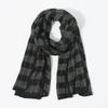 70*190cm Autumn and Winter Korean Style Retro High-End Feeling Striped Scarf Contrasting Color Soft and Unique Men Warm Scarves