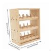Wooden Thread Rack Tabletop Organizer Compact for Craft Room, Sewing Enthusiasts
