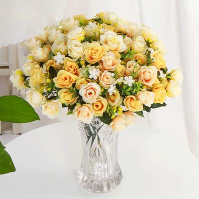 Fashion Artificial Rose Realistic Multicolor Decorate