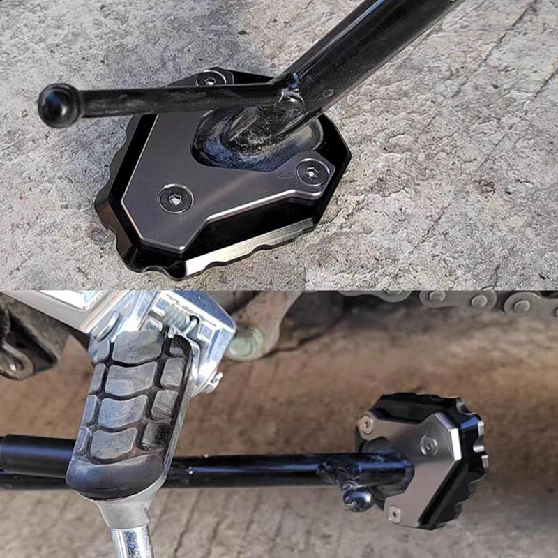 Seitenständer-Pad Zubehör für Motorräder Anti-Rutsch-Halterung Ständer Seitenstütze Zubehör für Garage Gras Fahrräder Parken