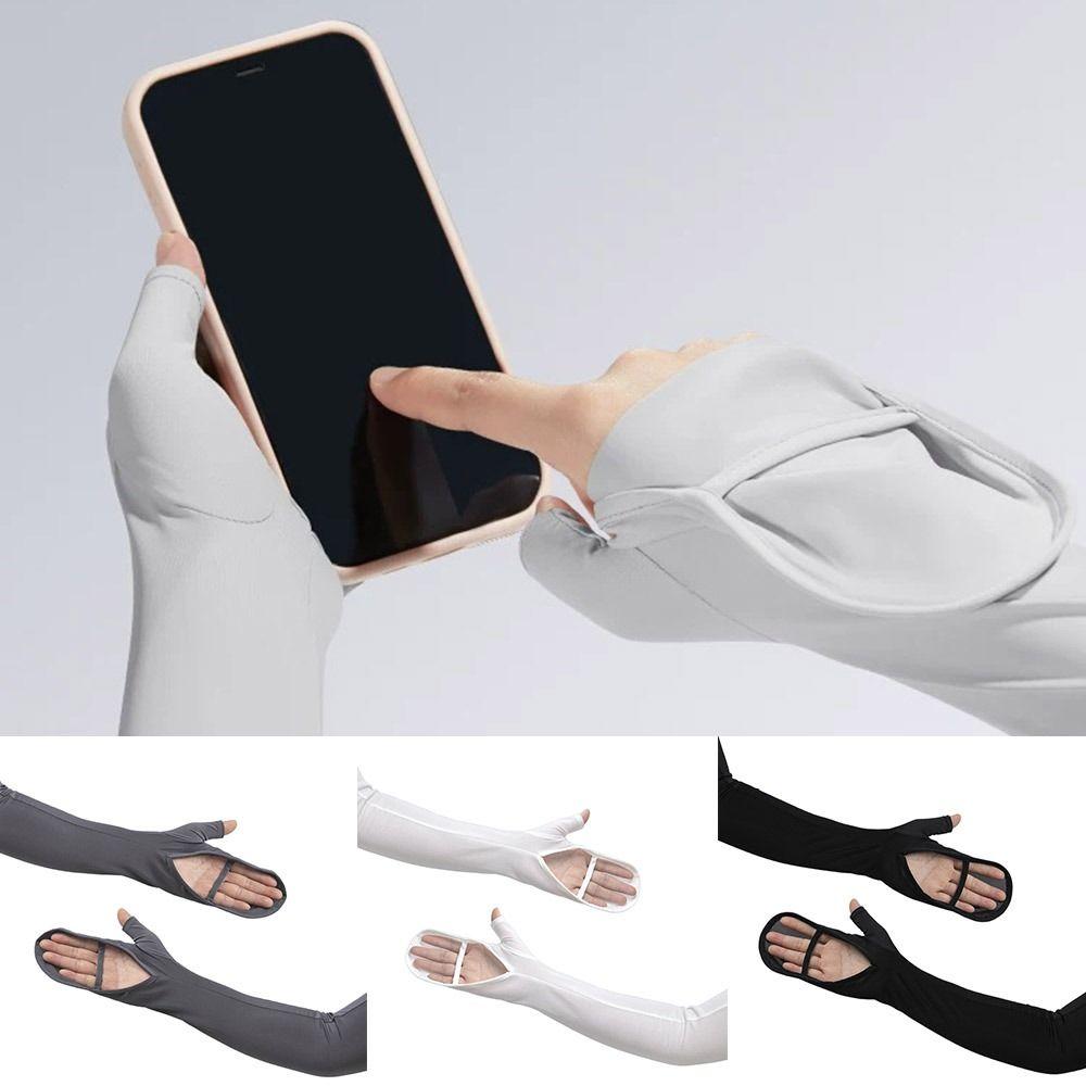 Breathable Summer Sunscreen Gloves Driving Fishing Cycling Sleeves Men Women Basketball Running