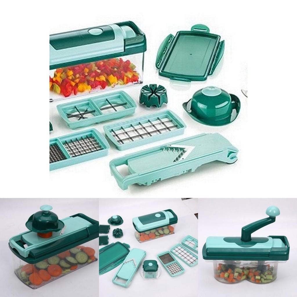 Multi-functional Easy Food Chopper Vegetable Cutter Slicer With Durable Stainless Steel Blades For Effortless Kitchen Prep