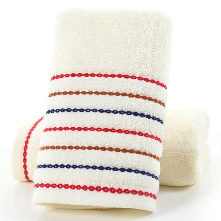 Large Striped Cotton Towel Soft And Absorbent Bath And Shower Towel For Adults And Kids