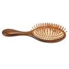 Air Cushion Comb Wooden Handle Detangling Hair Brush Scalp Massage Comb with Cleaning Brush