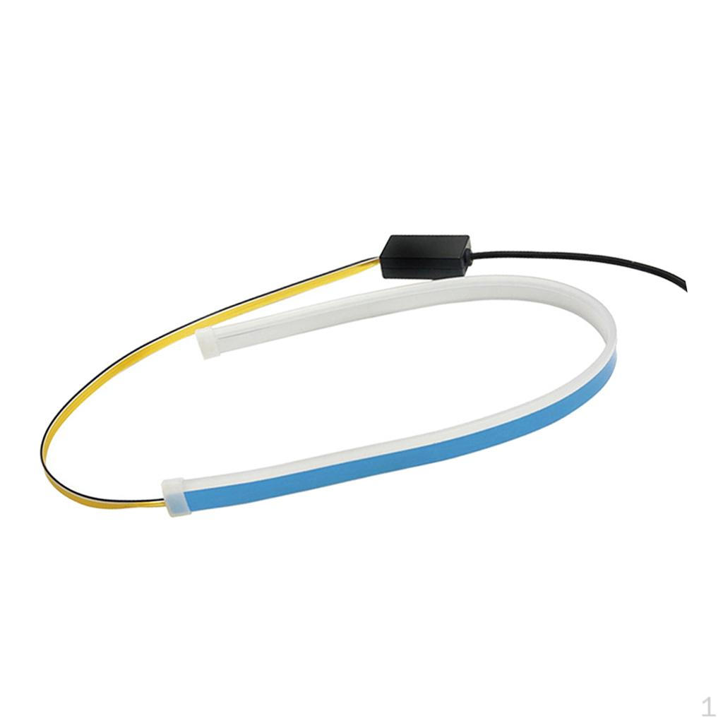 

2 упаковки по 30 светодиодных дневных ходовых огней для автосигнализации Deep Blue+Yellow